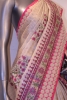 Designer Prints & Embroidery Pure Tussar Silk Saree